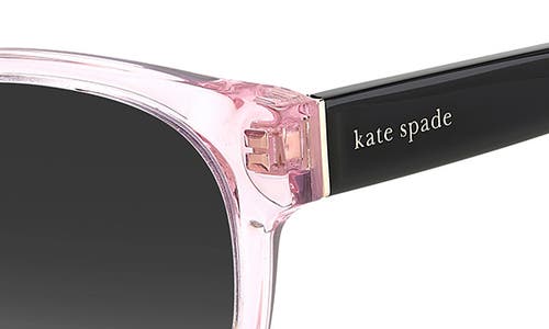 Shop Kate Spade New York Nathalie 55mm Gradient Round Sunglasses In Pink