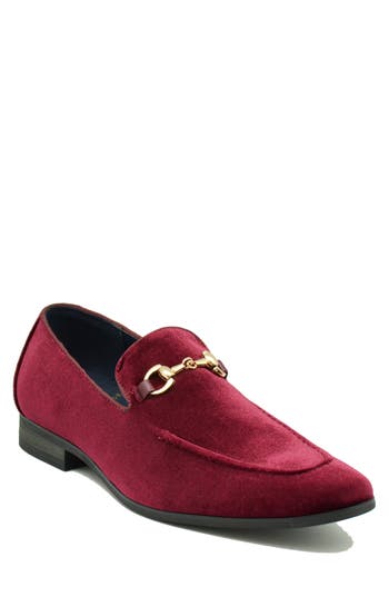 La Milano Barney Bit Loafer In Burgundy
