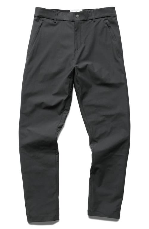 Reigning Champ Stretch Warp Knit Slim Coach's Pants In Carbon
