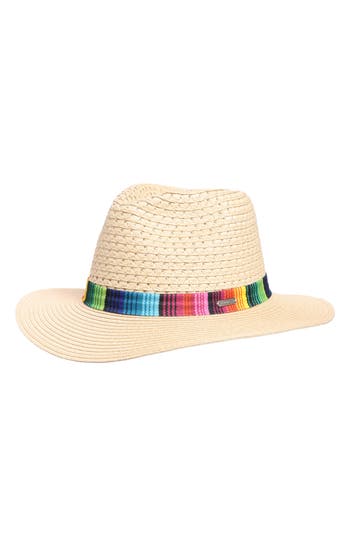 Steve Madden Filla Panama Hat In Neutral