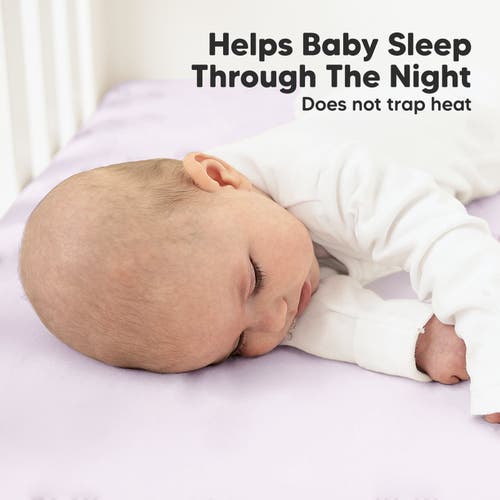Keababies Soothe Fitted Crib Sheet In Thistle