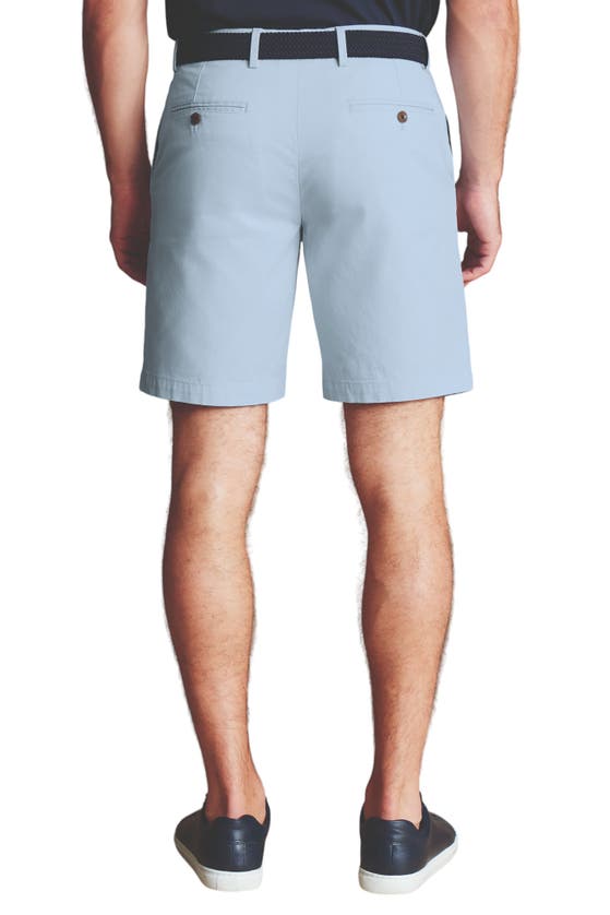 Shop Charles Tyrwhitt Cotton Shorts In Sky Blue