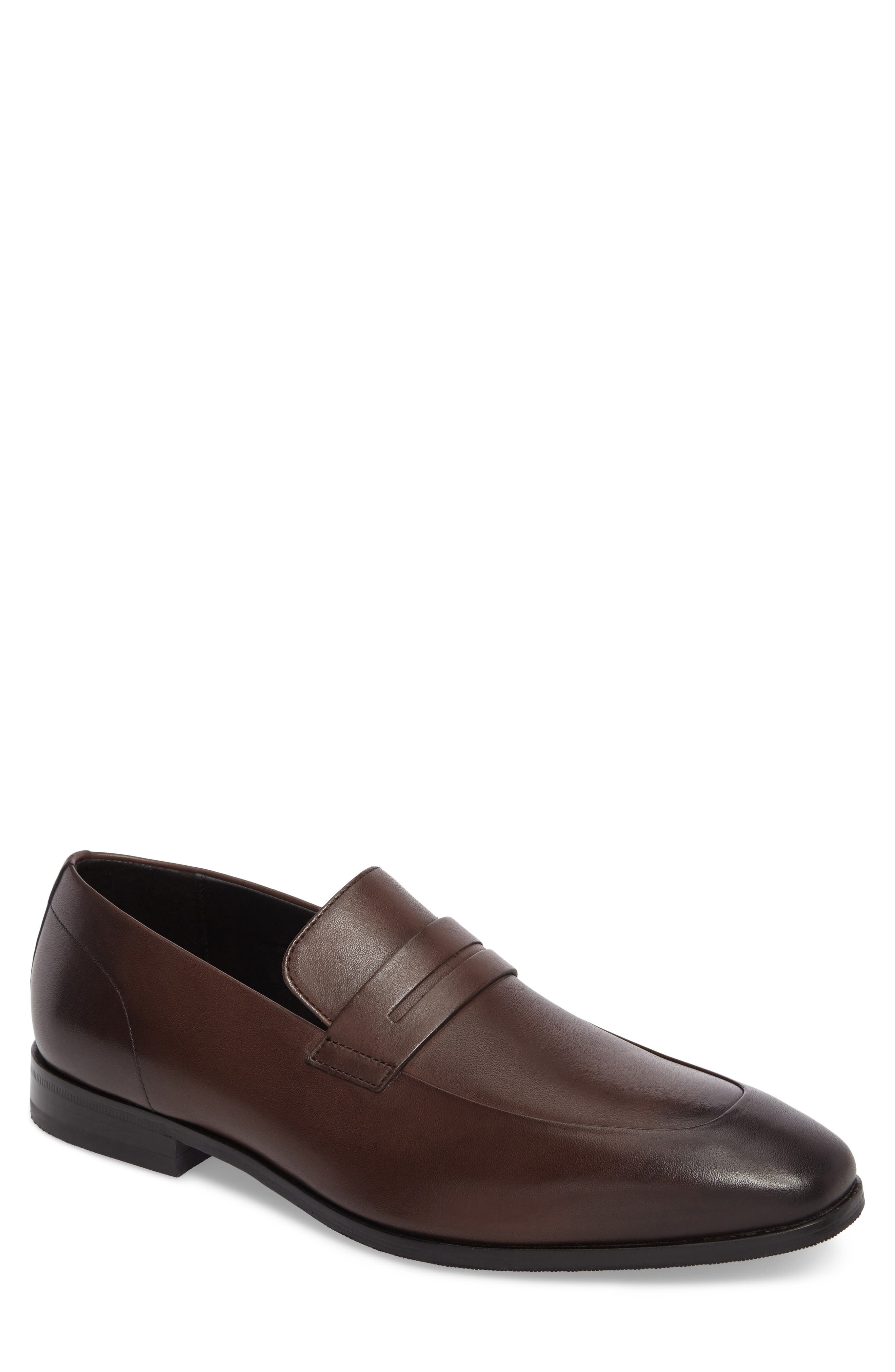 boss penny loafer