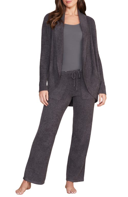 Barefoot Dreams Bcl Circle Cardigan In Carbon