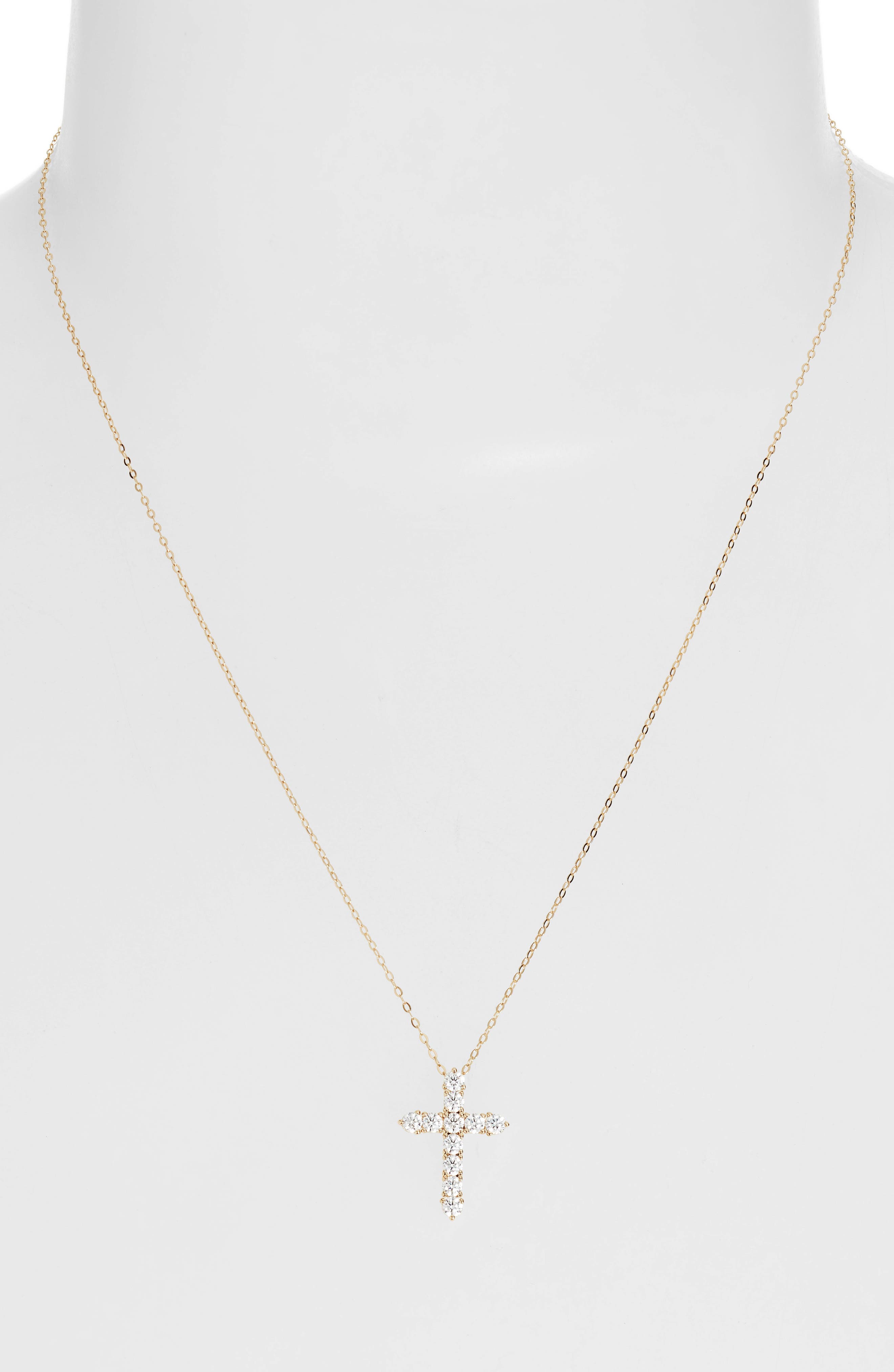 nadri cross necklace