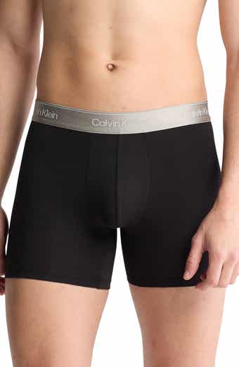 Calvin Klein 3 Pack Low Rise Microfiber Stretch Boxer Briefs Nordstrom