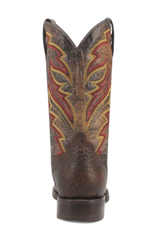 Shop Dingo Young Gun Embroidered Cowboy Boot In Brown