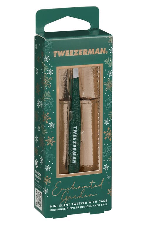 Tweezerman Enchanted Garden Mini Slant Tweezer With Case In No Color