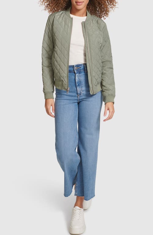 Levi's® Quilted Bomber Jacket In Sea Green