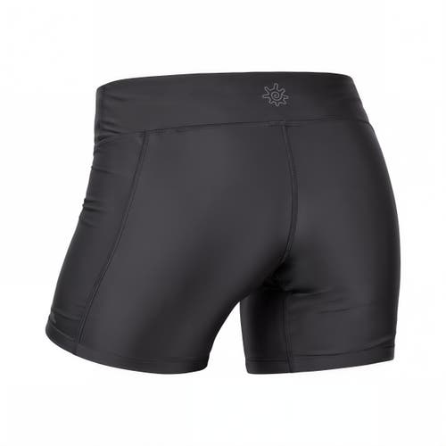 Shop Uv Skinz Active Swim Shorts In Charcoal