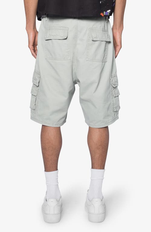 Shop Mnml Multi Pocket Cargo Shorts In Grey