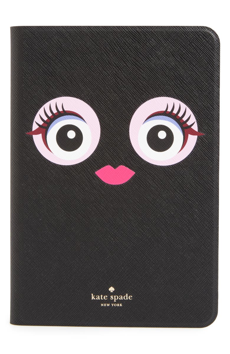 KATE SPADE NEW YORK monster eyes iPad Mini Air 4 case, Main, color, BLACK MULTI