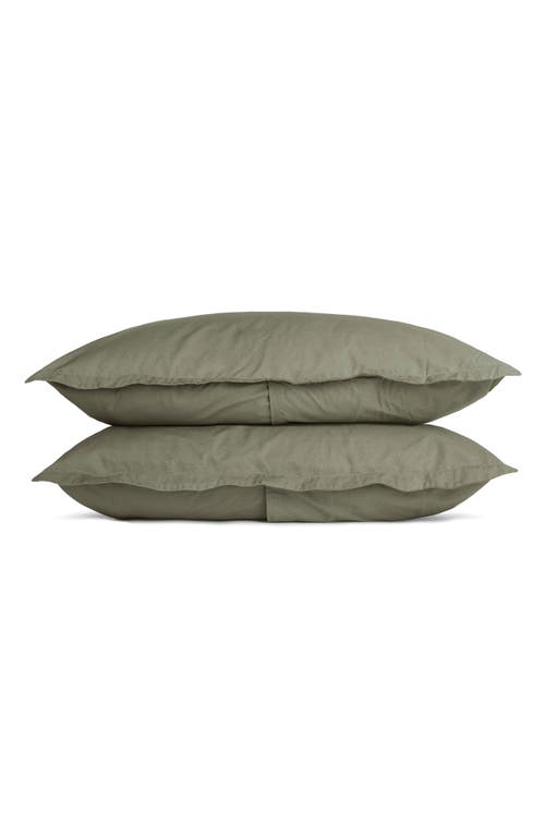 Parachute Percale Sham Set in Moss at Nordstrom