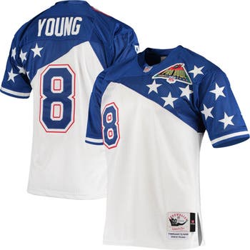 Men's Mitchell & Ness Steve Young White/Blue NFC 1994 Pro Bowl Authentic  Jersey