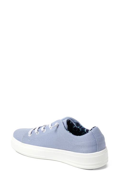 Dearfoams Mabel Woven Slip-on Sneaker In Eventide