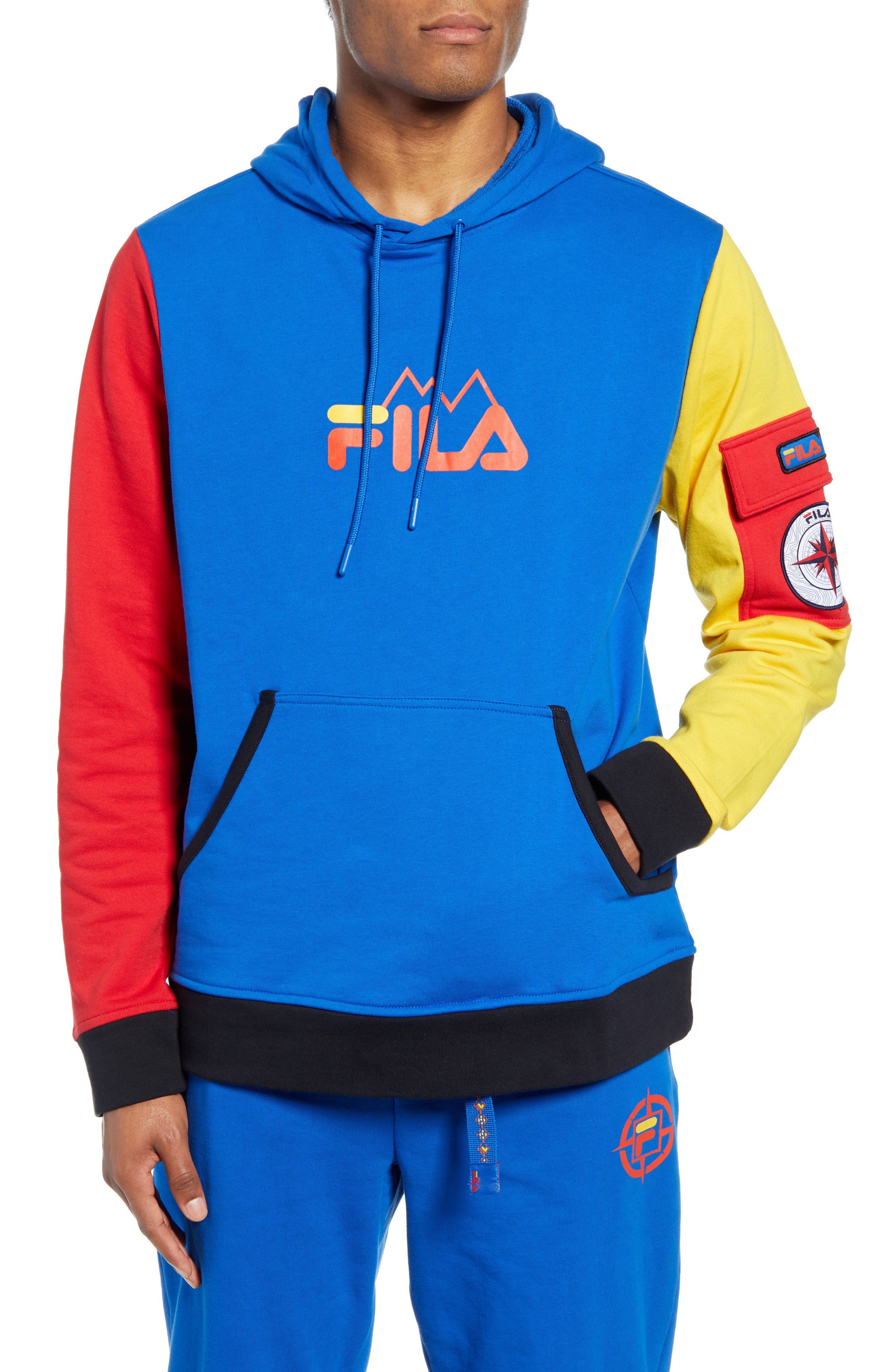 fila colorblock hoodie