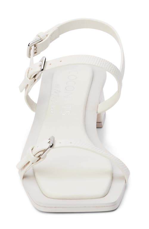 Coconuts By Matisse Maya Slingback Sandal In Bone Lizard
