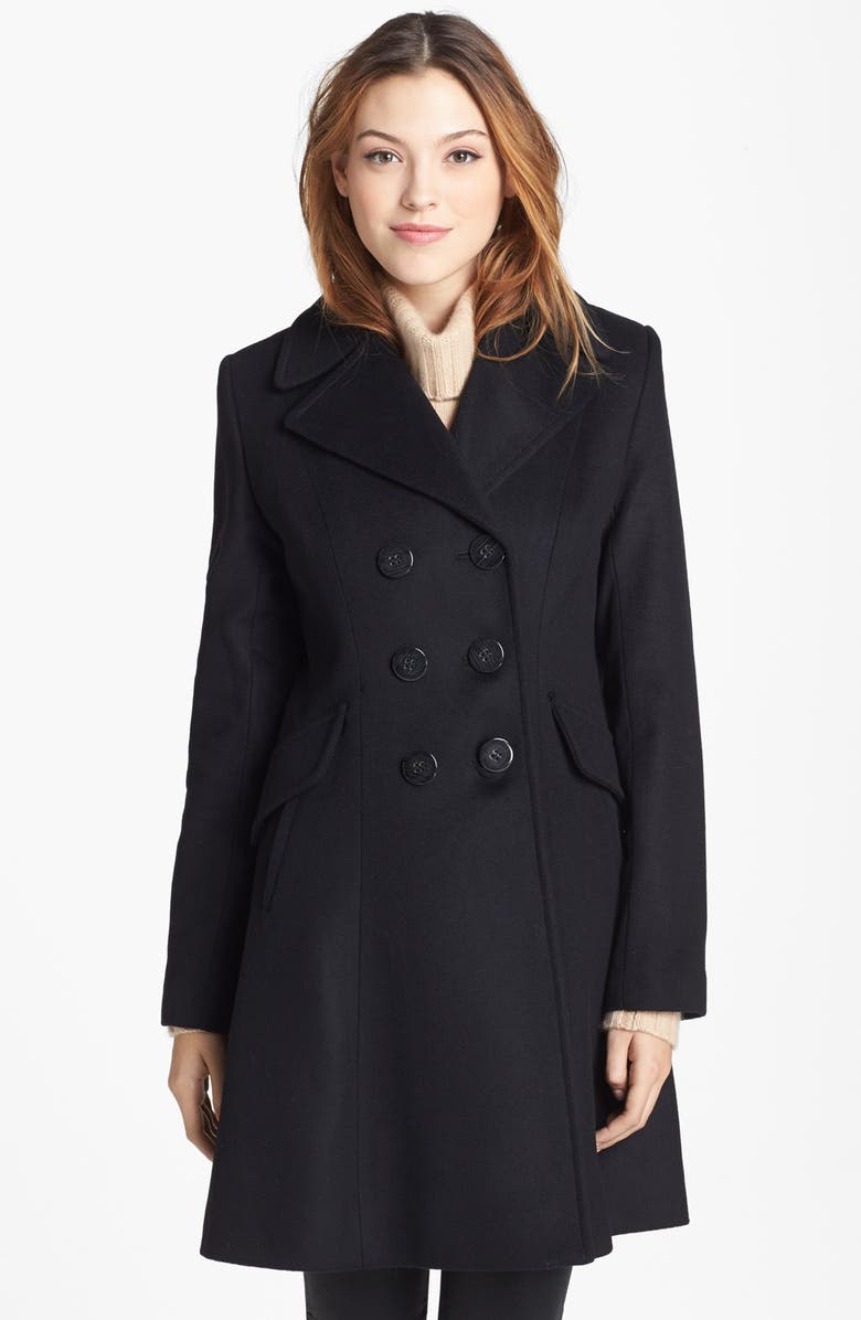 Trina Turk Double Breasted Lambswool & Cashmere Coat | Nordstrom