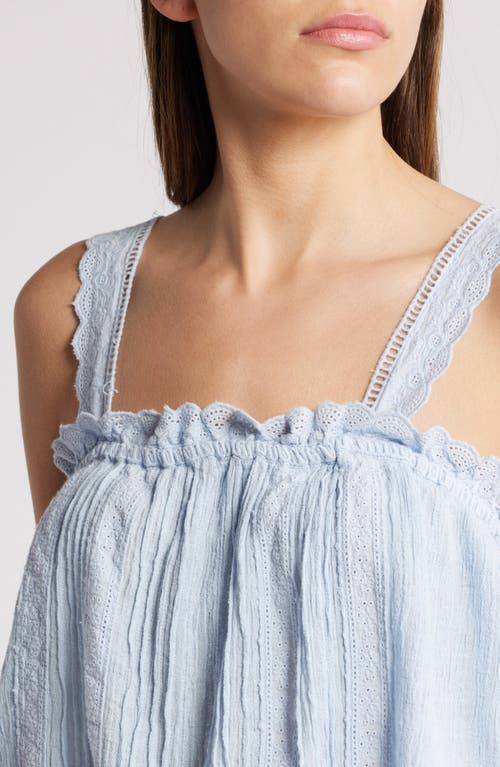 FREE PEOPLE FREE PEOPLE BECAUSE OF YOU COTTON & LINEN DRAWSTRING WAIST CAMISOLE 