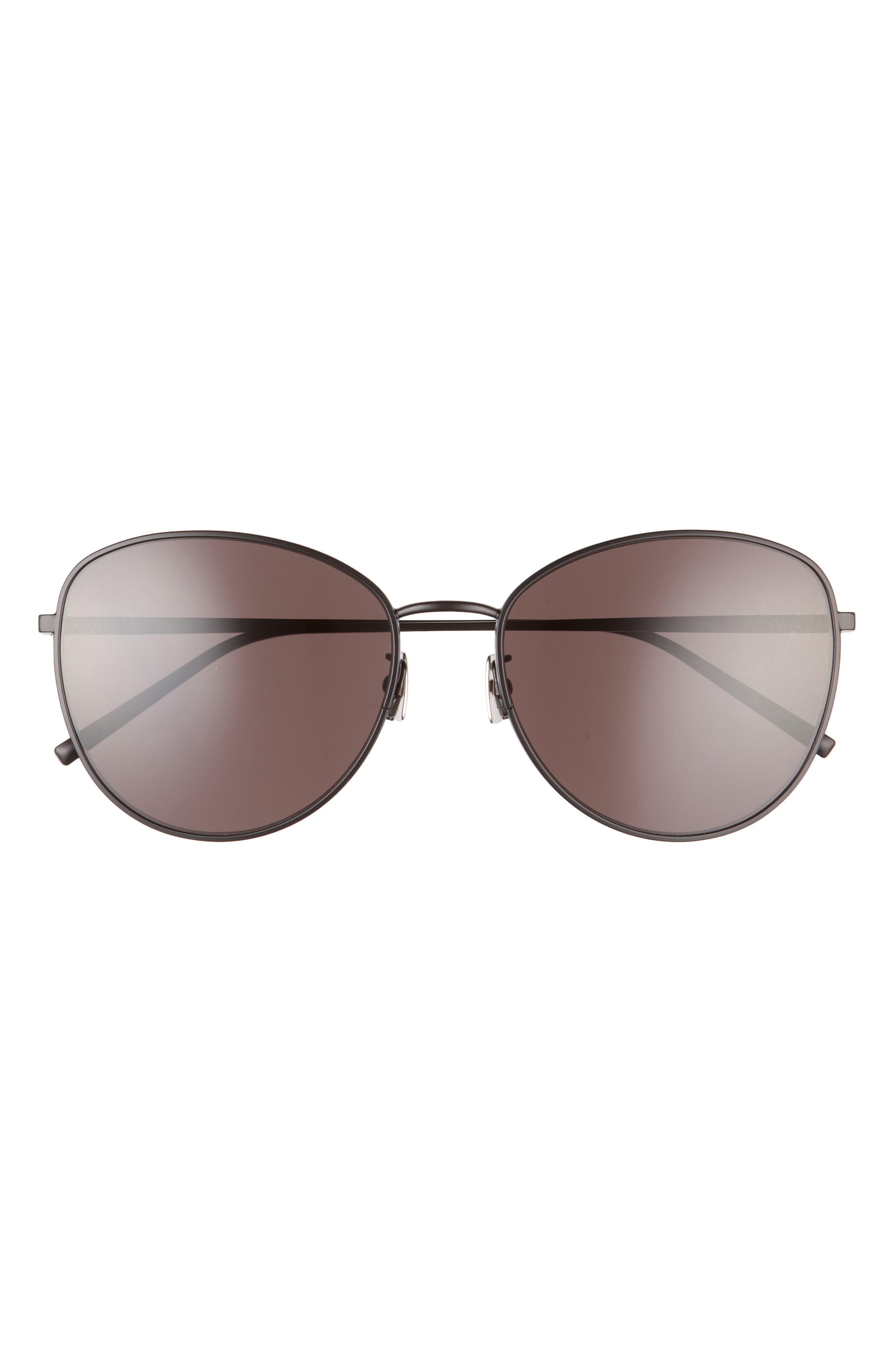 57mm round sunglasses saint laurent