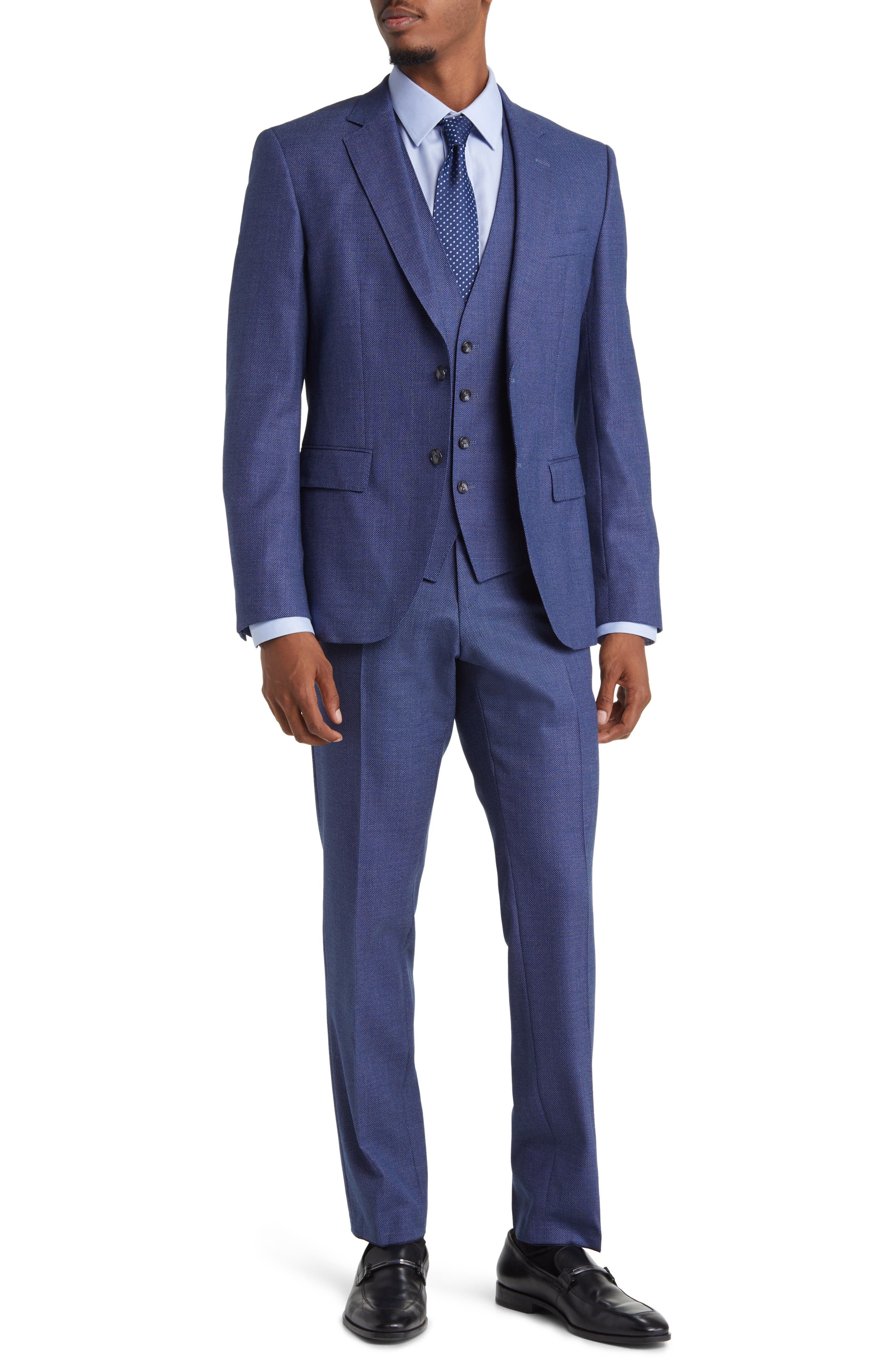 Tuxedo Nordstrom Hugo Boss Hugo Boss Navy Blue Windowpane Wool