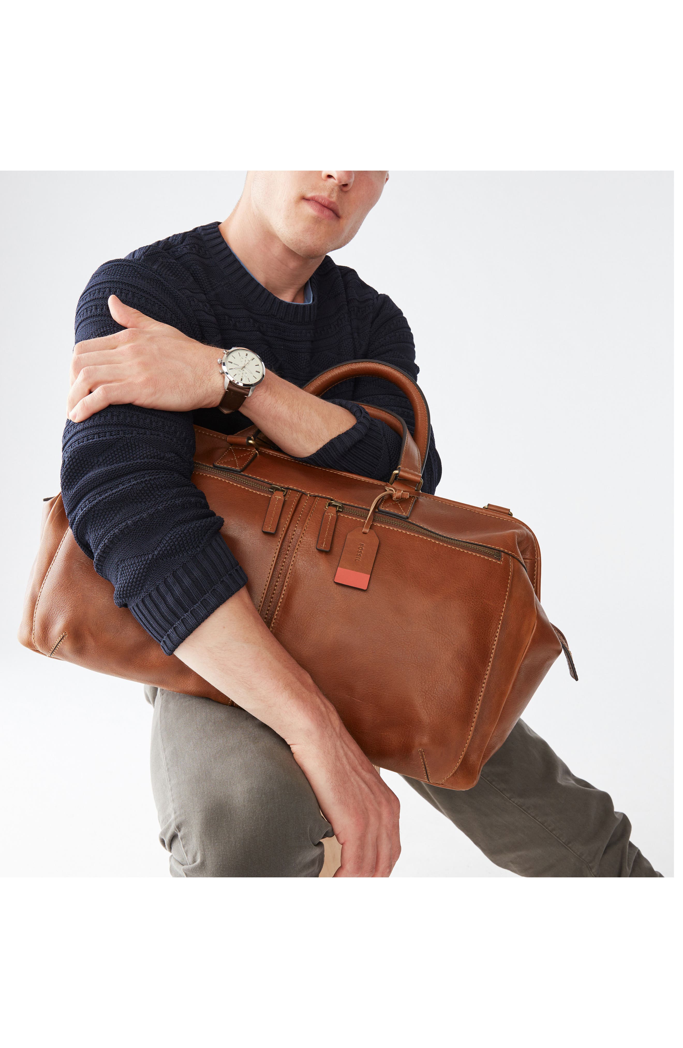 fossil weekender bag