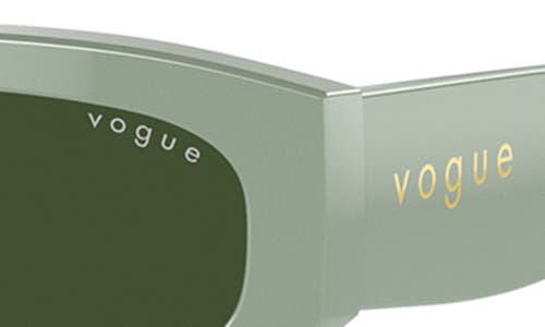 Shop Vogue 54mm Cat Eye Sunglasses In Green