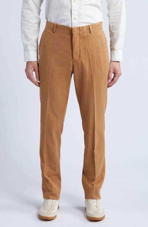 Trim Fit Flat Front Lyocell Blend Chinos