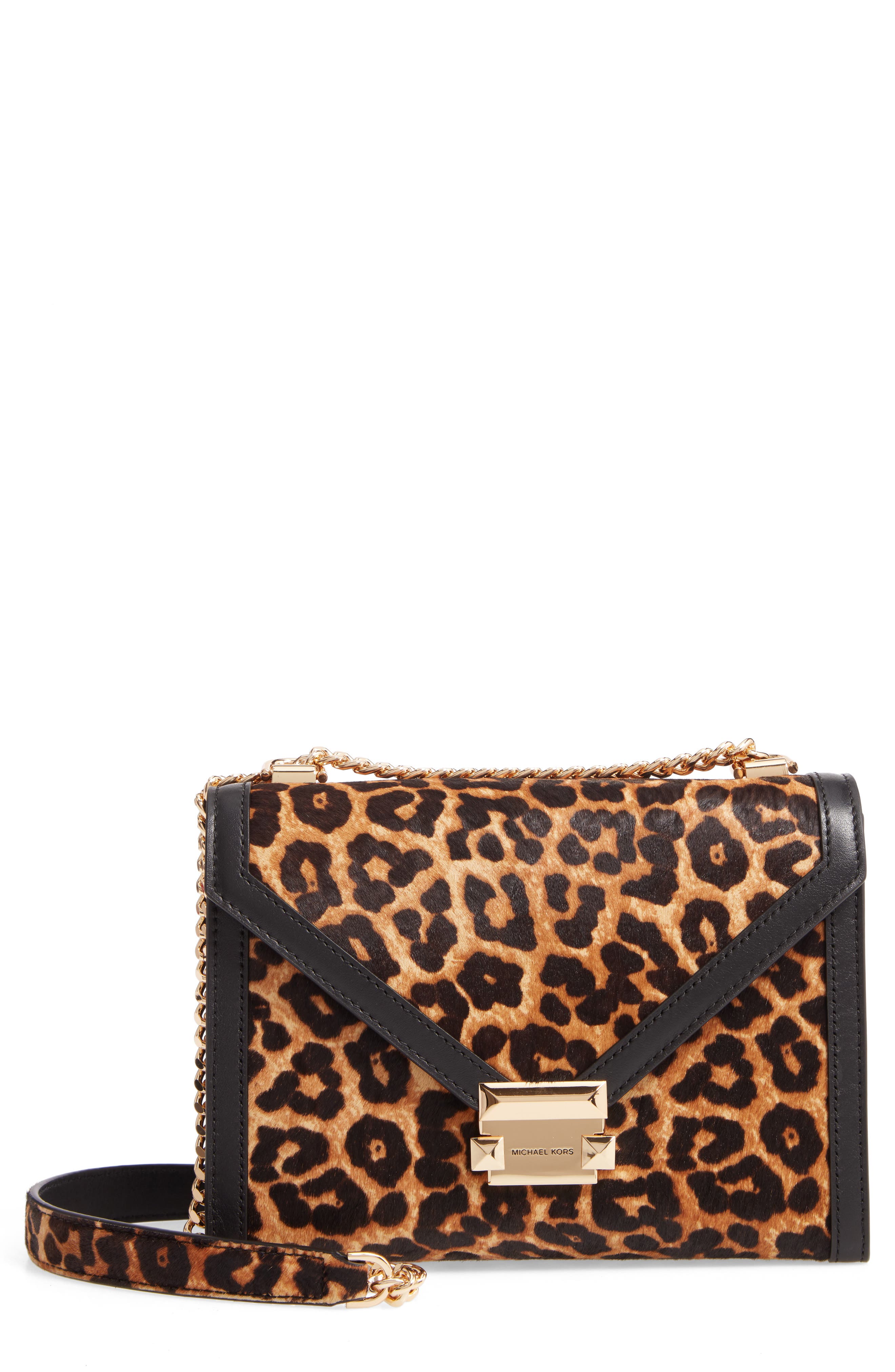 michael kors leopard print purse