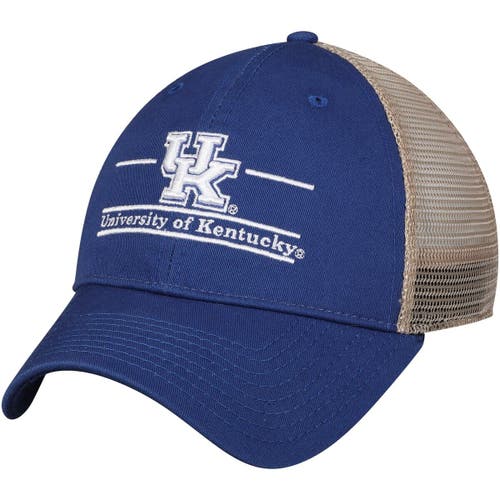 Men's The Game Royal Kentucky Wildcats Logo Bar Trucker Adjustable Hat