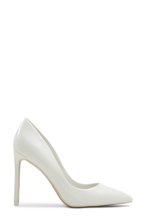 Shop Aldo Lala Pointed Toe Pump In White