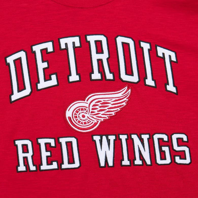Shop Mitchell & Ness Red Detroit Red Wings Legendary Slub T-shirt