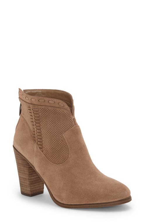 Vince Camuto Fretzia Perforated Boot in Wild Mushroom Nubuck at Nordstrom, Size 6