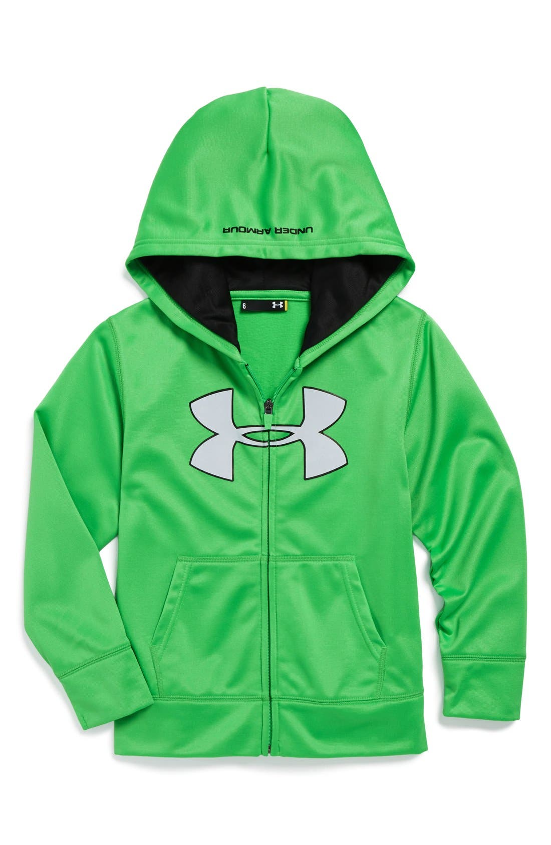 boys green under armour hoodie