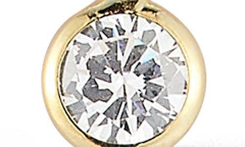 Sphera Milano Cubic Zirconia Ball Charm Necklace In Gold