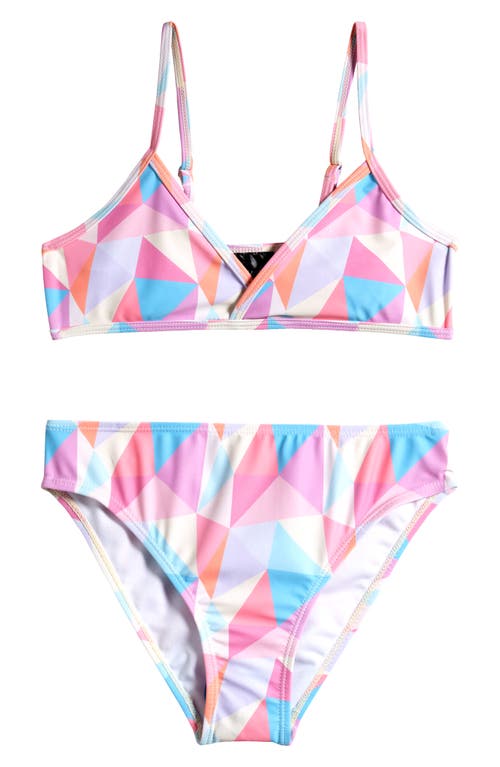 Ava & Yelly Kids' Print Two-Piece Swimsuit at Nordstrom,