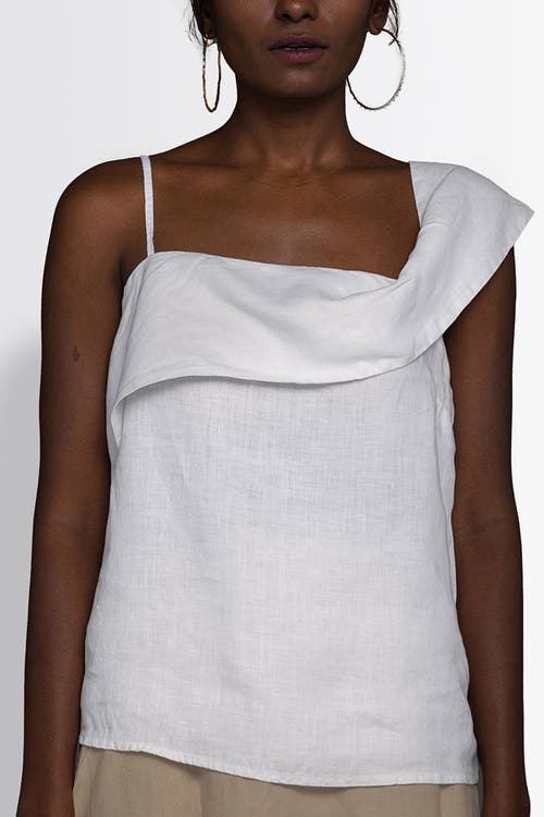 Reistor Women's White The Wandering Wave Hemp Shirt In Coconut White