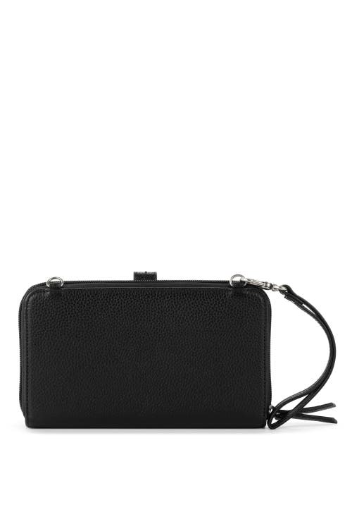 Shop The Sak Iris Smartphone Crossbody In Black Suede Block