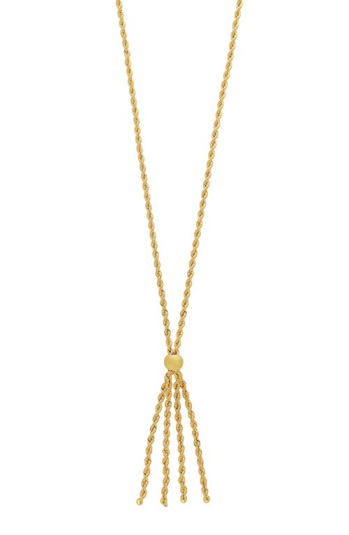 14K Gold Rope Chain Necklace in Yellow Gold