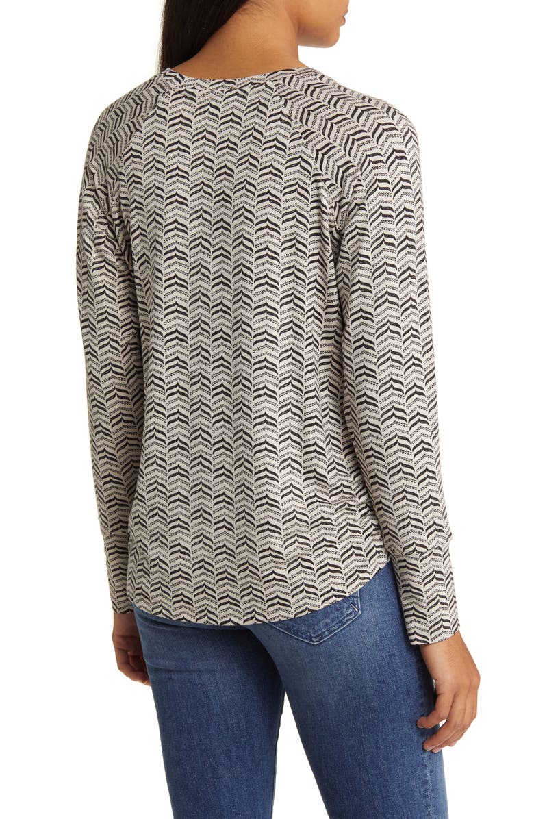 Hatley Chantel Long Sleeve Ruched T-Shirt, Alternate, color,