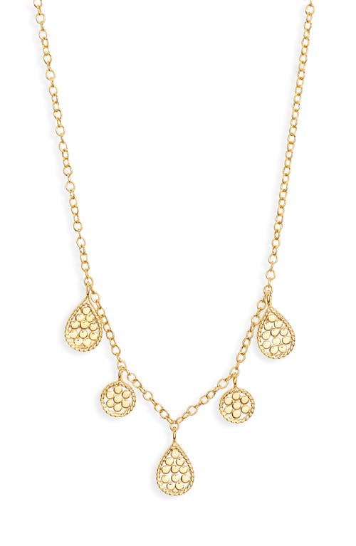 Anna Beck Charms Collar Necklace in Gold