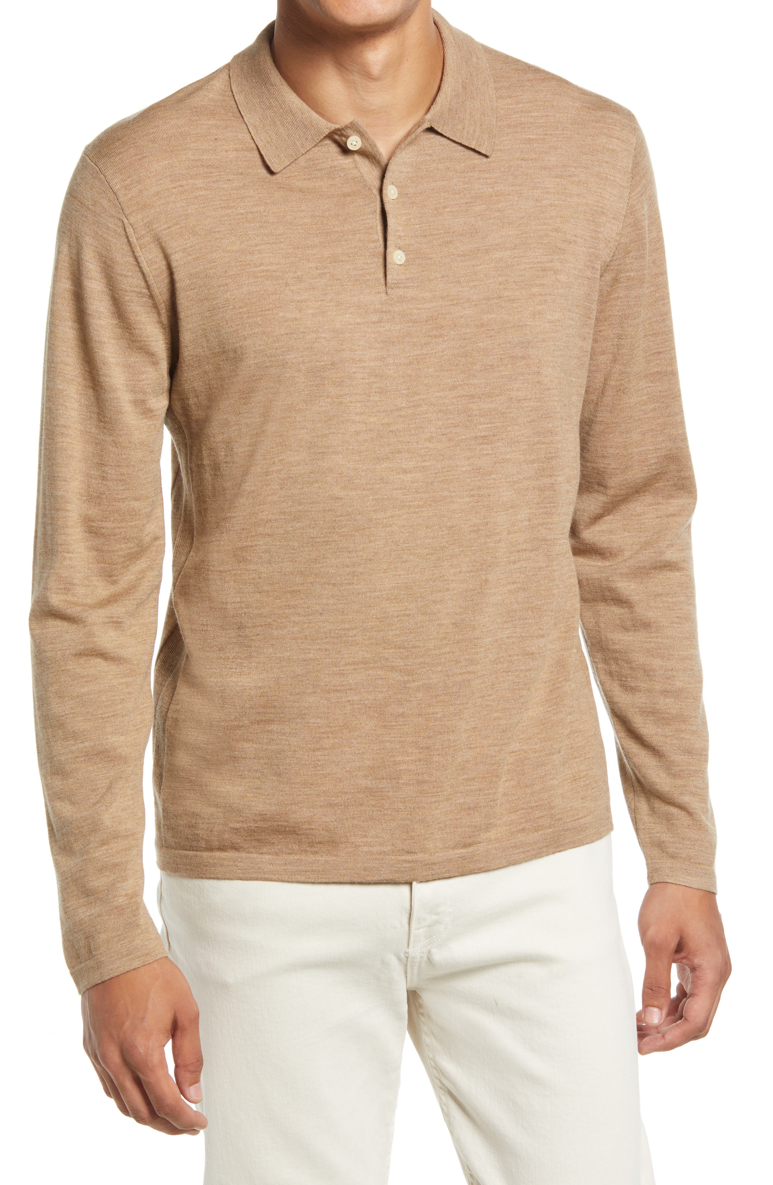 merino polo sweater