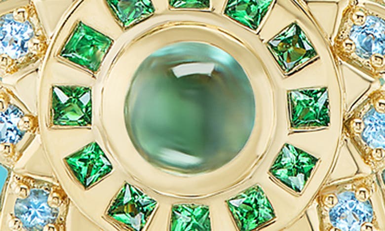 ORLY MARCEL ORLY MARCEL MINI TEMPLE INLAY MANDALA NECKLACE