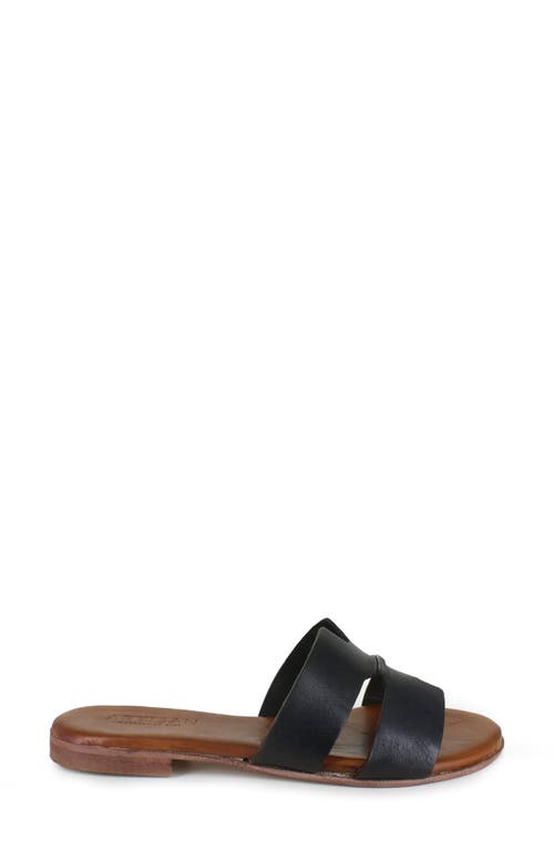 Artisan Crafted By Zigi Allony Leather Flat In Black