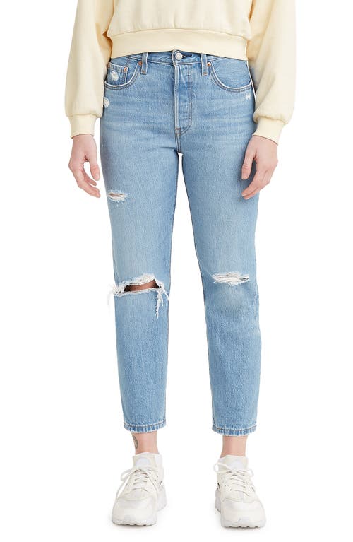 levi's 501&trade; Cropped Jeans in Athens Break