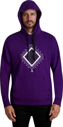 Karl Lagerfeld Paris Oversize Studded Diamond Logo Hoodie Nordstrom