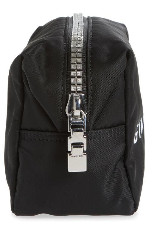 Shop Givenchy G-zip Dopp Kit In Black