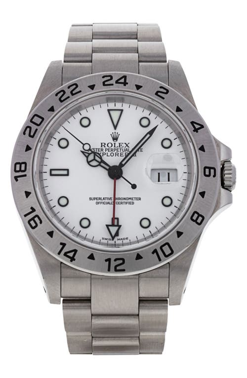 Rolex Preowned 2000 Explorer II 16570 Automatic Bracelet Watch