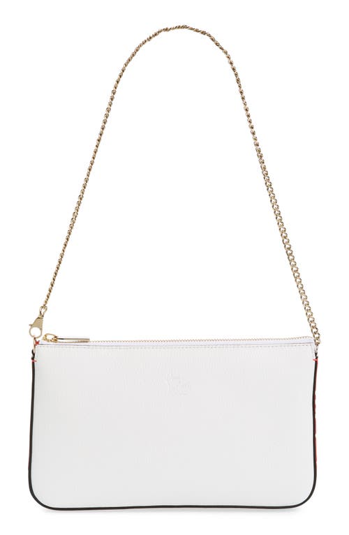 Shop Christian Louboutin Loubila Hybrid Pouch Crossbody In Bianco/loubi/bianco