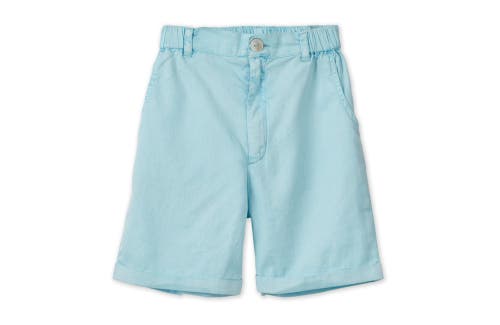 Vild House Of Little Organic Cotton Woven Bermuda Shorts In Sky Blue